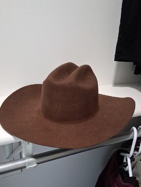 Twister Brown and Cream Felt Cowboy Hat